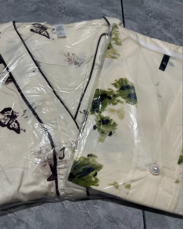 冬季女士爽棉单衣家居服睡衣