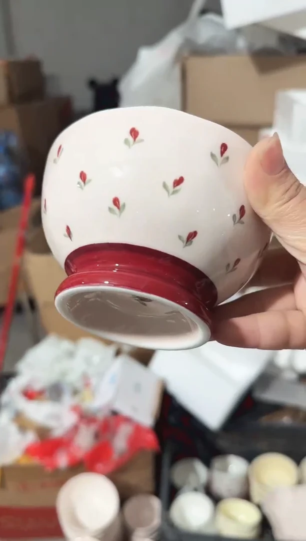 【4.65寸★6个】黑点针眼属正常陶瓷都有介意慎拍微瑕破损包赔