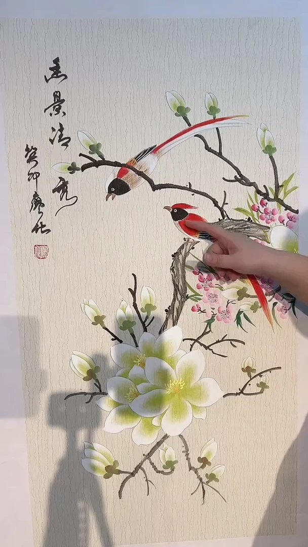 国画廖化老师国画作品