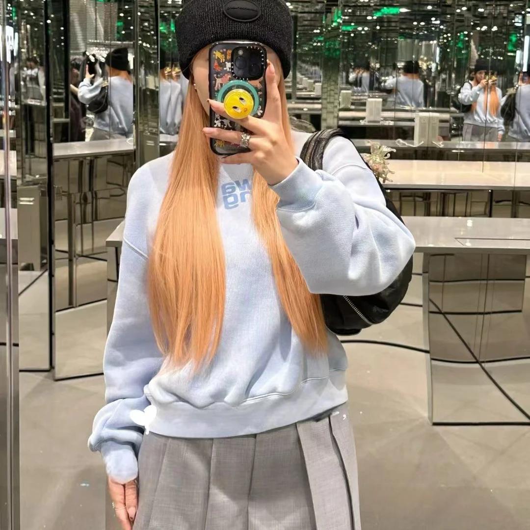 全新未使用 Alexander Wang AW/长袖卫衣/XS码