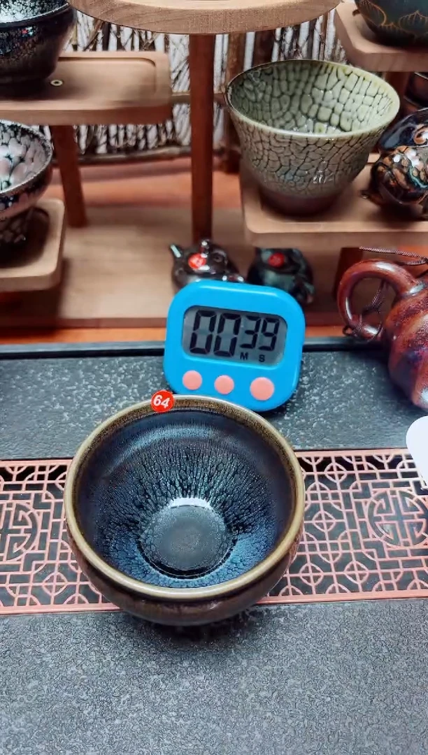 茶盏老**️64号建盏工匠茶器