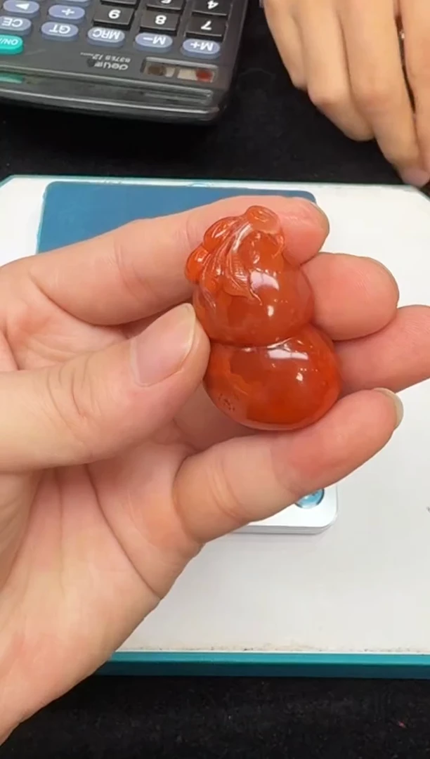 吊坠(不含链)未镶嵌南红玛瑙【小宝珠宝】20 T101909-32g