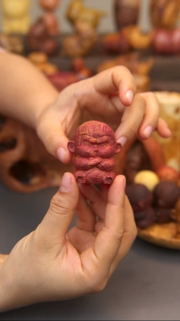 交趾黄檀（大红酸枝）血柏猴子