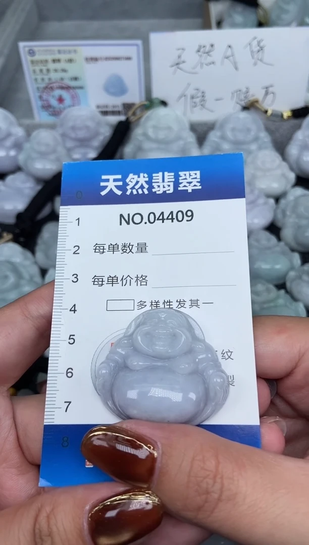 颈饰未镶嵌翡翠纯天然A货翡翠4409