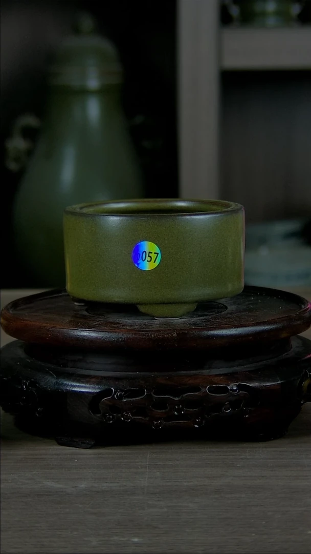 摆件景韵堂茶叶末釉瓷器