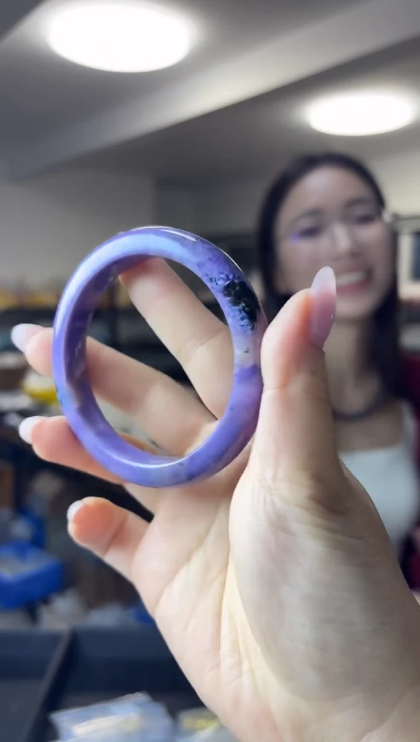 未镶嵌查罗石（紫龙晶）手镯圈口60*（多样性发一件）