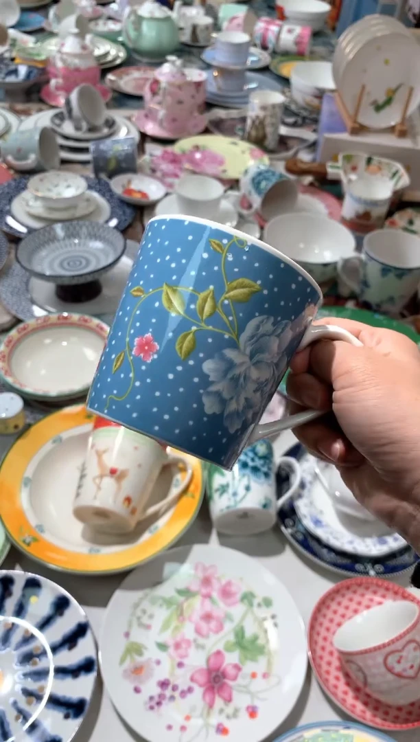 【闪购商品】瓷片陶瓷原单CC817餐具2个