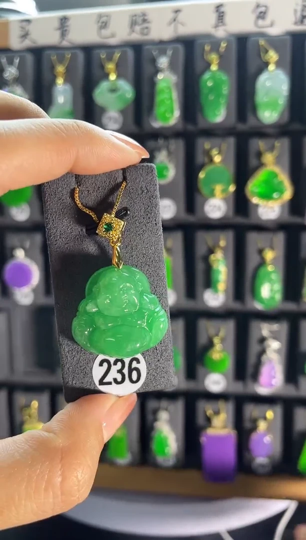 【闪购商品】翡翠耳饰银S925镶嵌236...