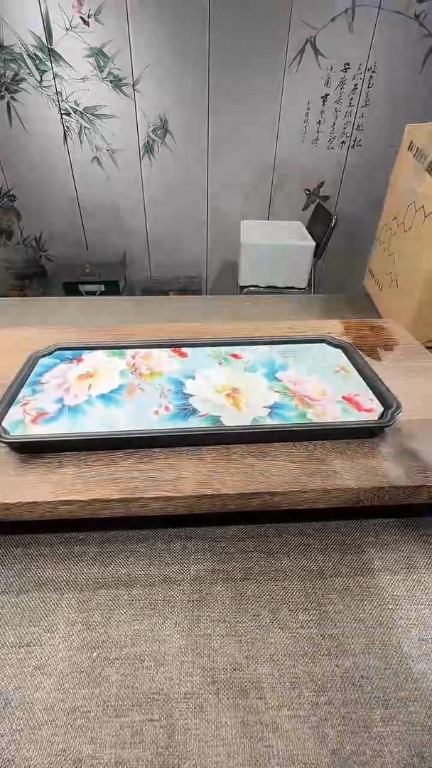 花开富贵吸水茶盘TJ134
