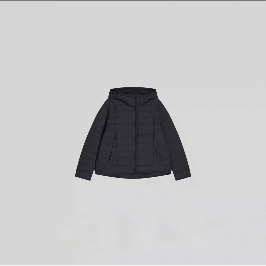 连帽排骨感时尚保暖白鸭绒羽绒服外套ZYD055PP