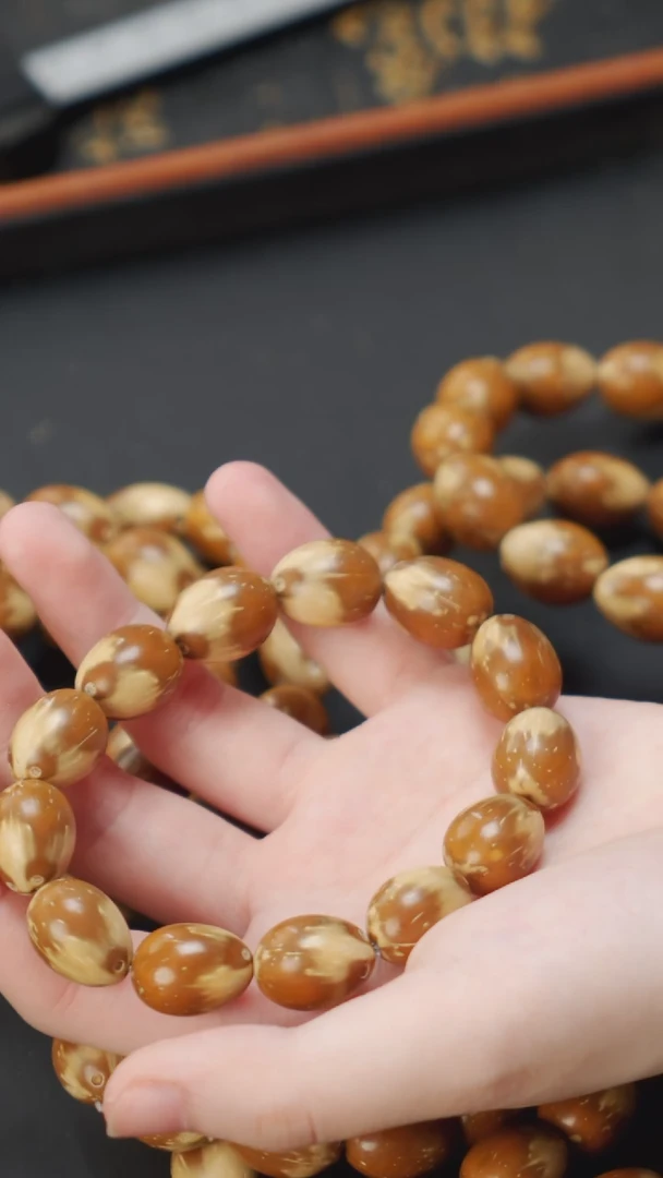 紫金鼠手串花皮枣珠多样发货