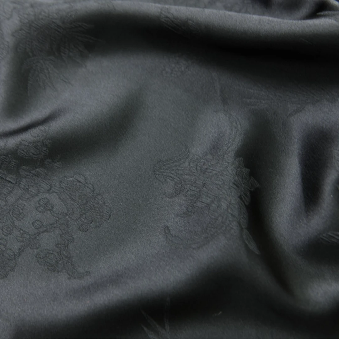 冠乐绉提花缎面 服装面料