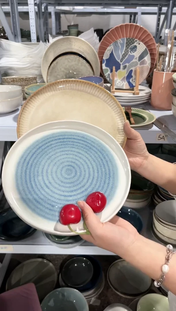 【闪购商品】瓷片外贸尾货瑕疵满20包邮X2 小盘组合