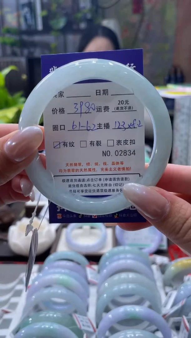 未镶嵌手镯翡翠2834****