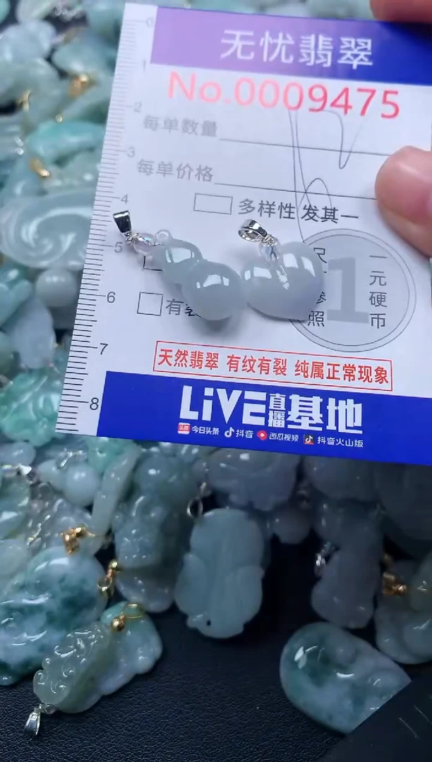 颈饰未镶嵌翡翠9475