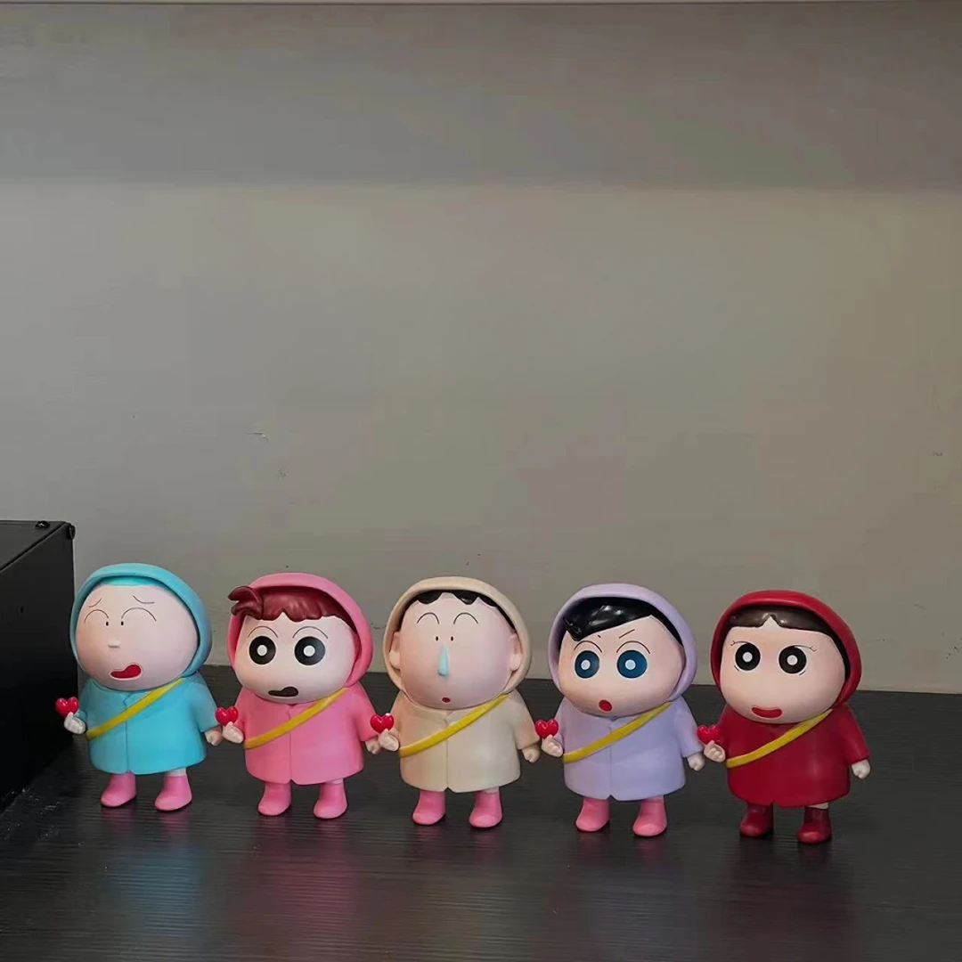 [春日部五小只10cm比心心可爱类型礼物家居手办桌面摆件