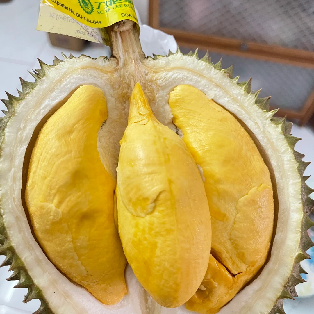 【刀疤李-软金月A果】泰国软金月进口刀疤李榴莲A果 保4房