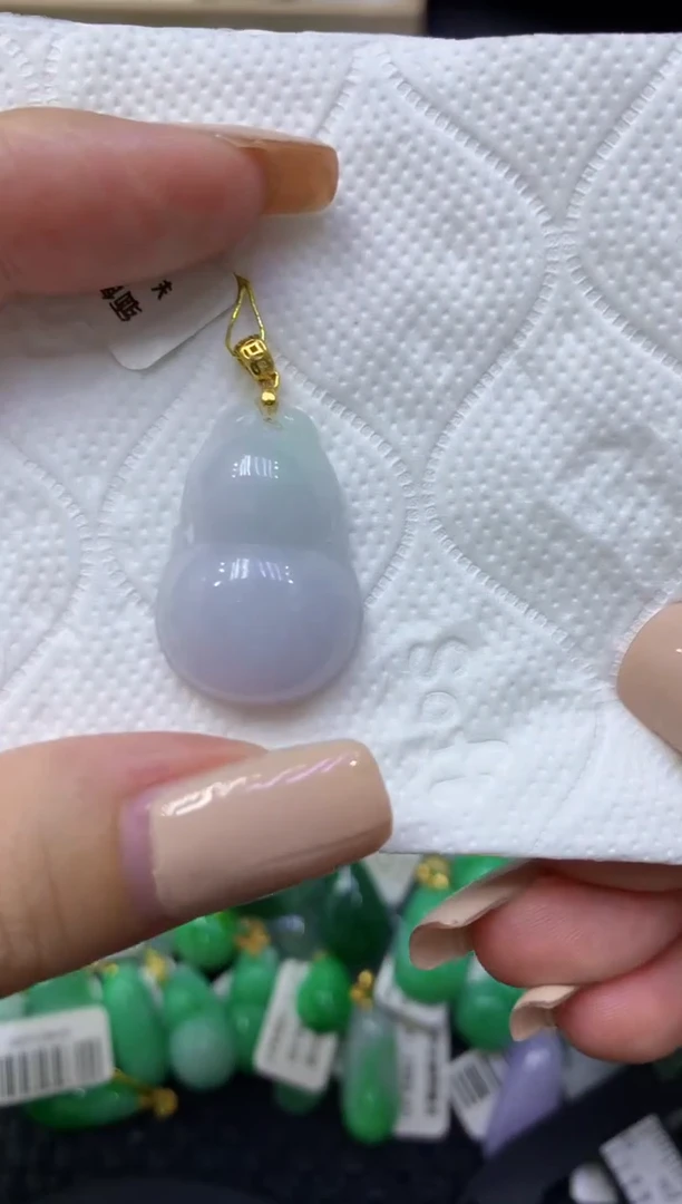 颈饰未镶嵌翡翠天然缅甸翡翠A货