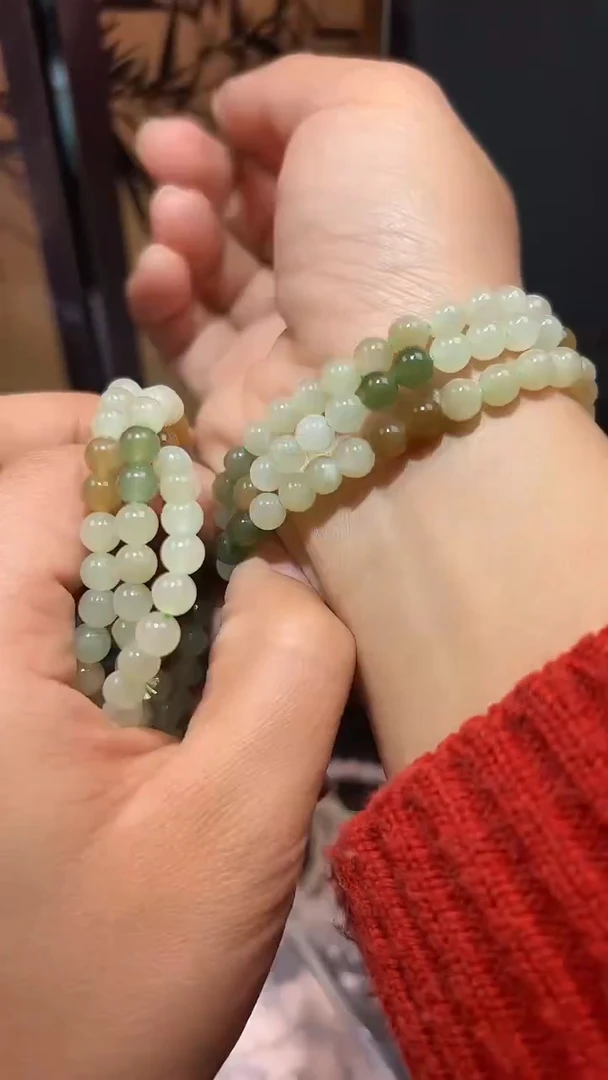 【闪购商品】和田玉手串未镶嵌随机多样性发一