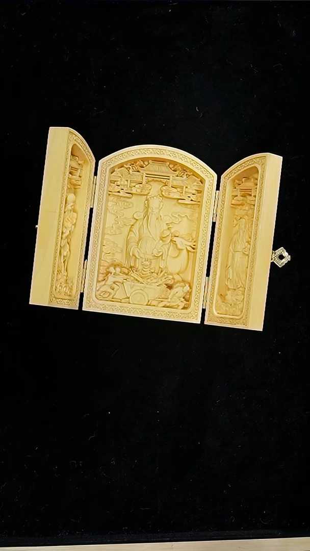 【闪购商品】黄杨木黄杨木福禄寿摆件