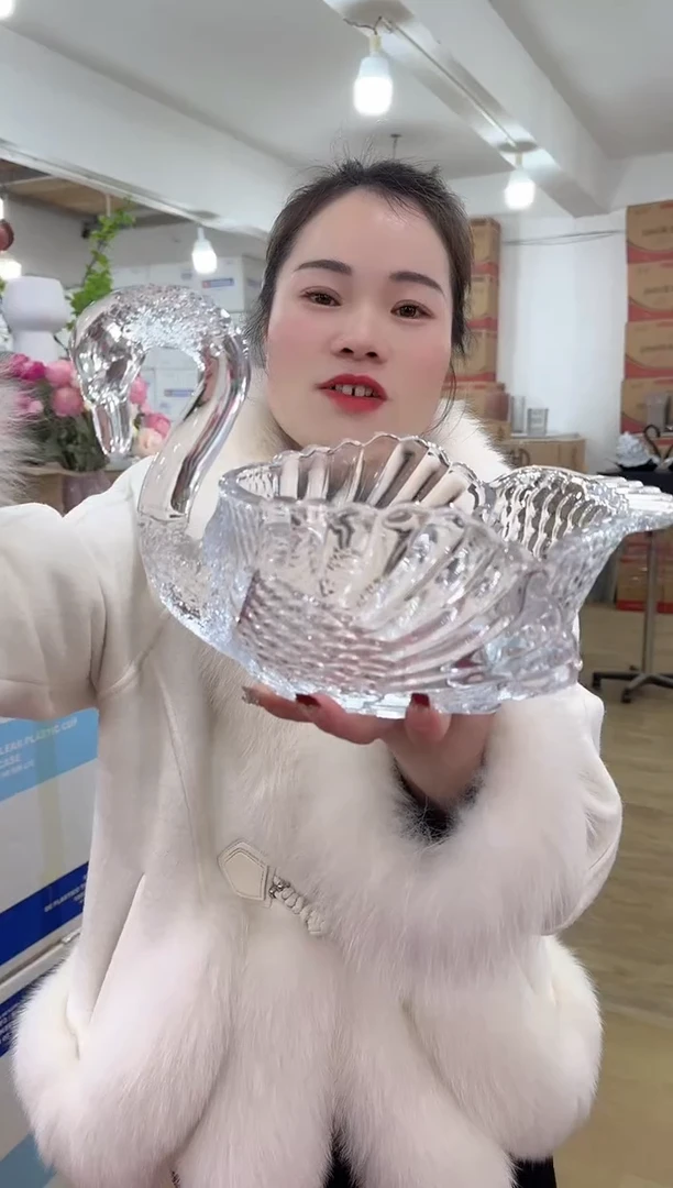 【闪购商品】无铅玻璃迪喜花器-j-早15