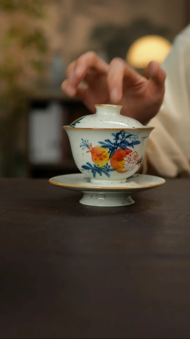 杯景德镇陶瓷杯碗柴烧多人