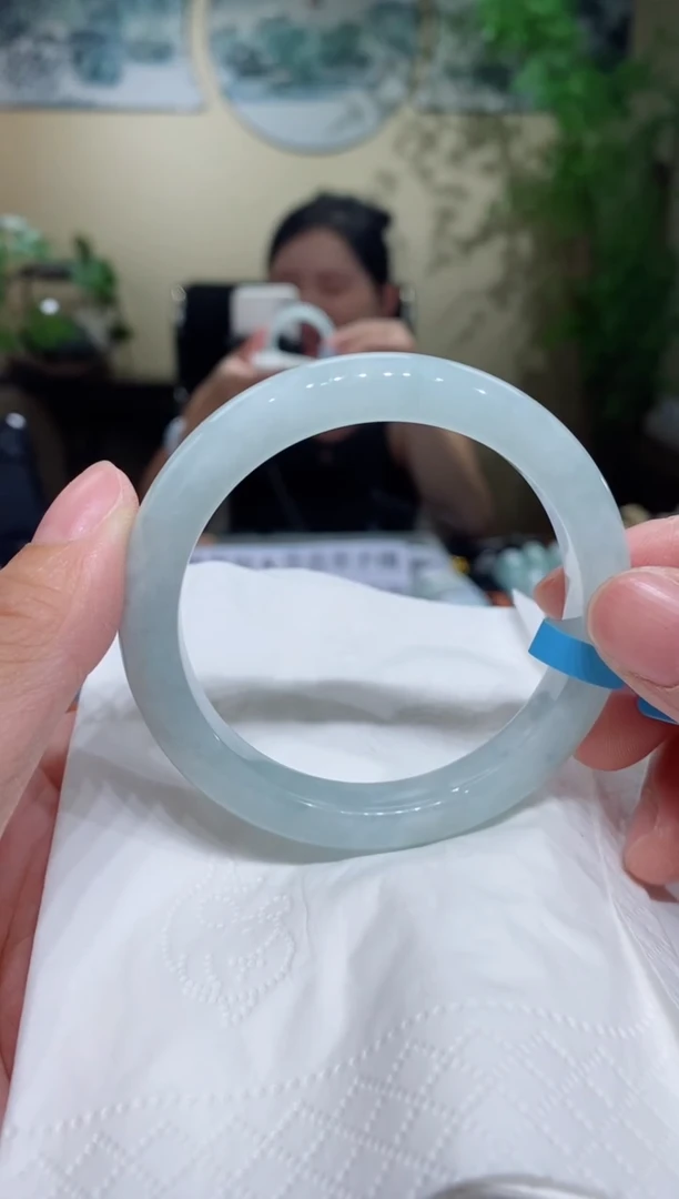 未镶嵌手镯翡翠圈口55