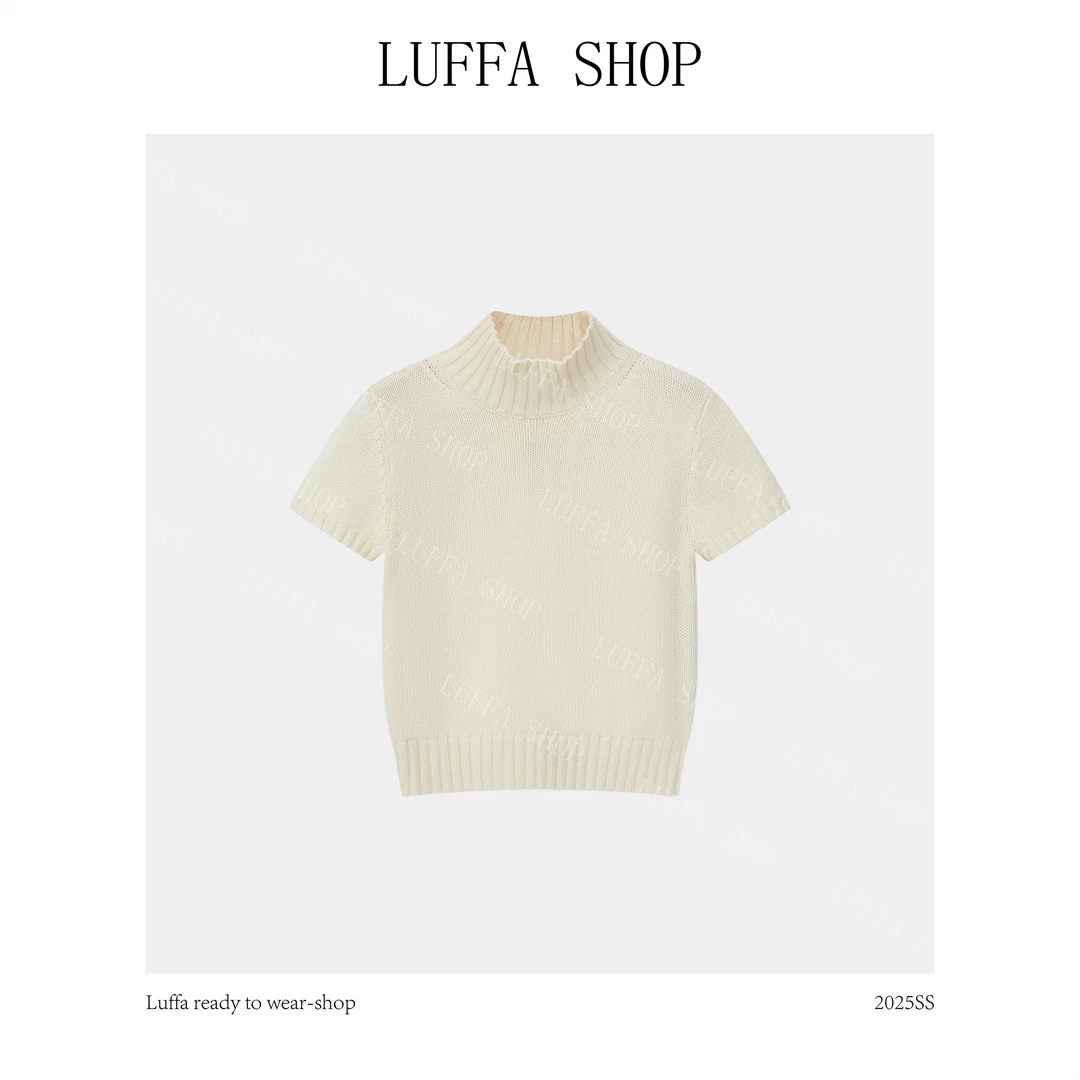 【Luffa shop】“韩系软萌”韩版休闲设计感时尚百搭针织ZZ20250922