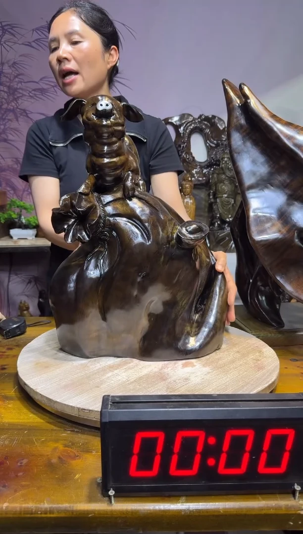 金丝楠金丝楠木雕刻摆件