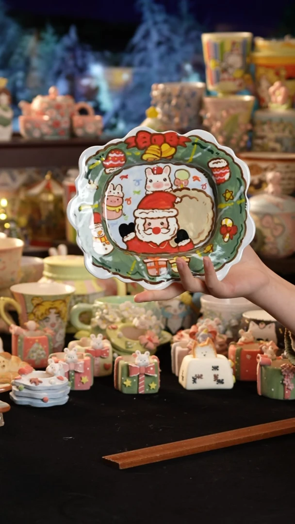 其他陶景德镇釉下彩手绘设计师款陶瓷