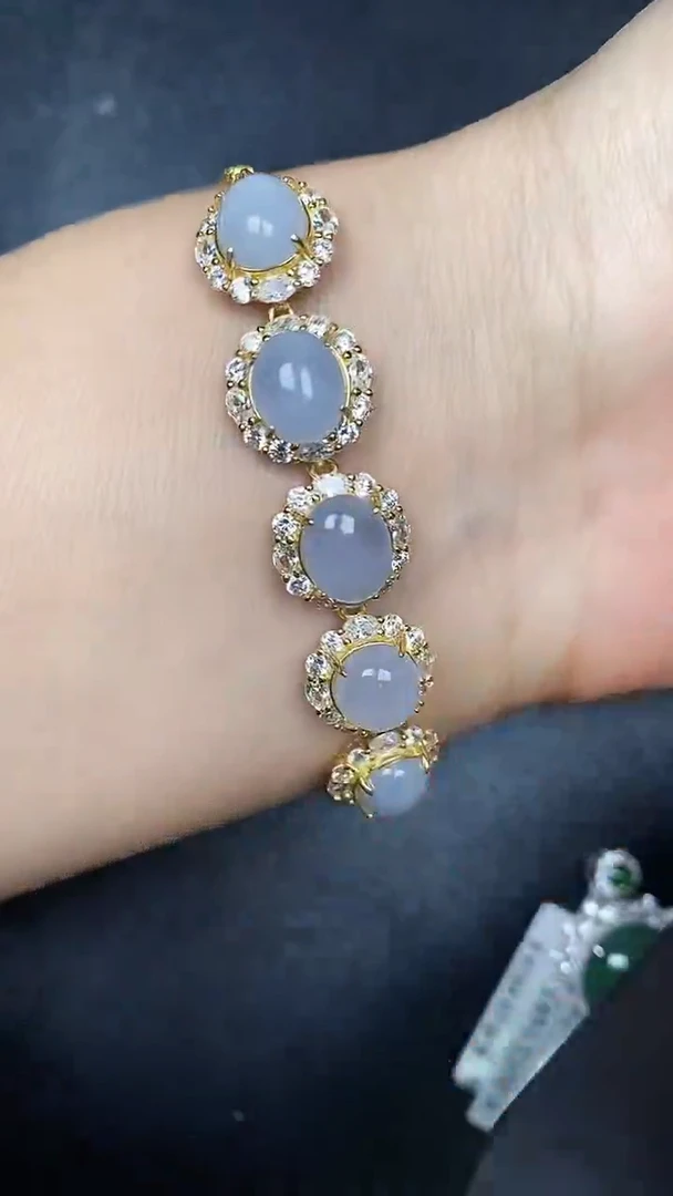 银S925镶嵌戒指翡翠3670