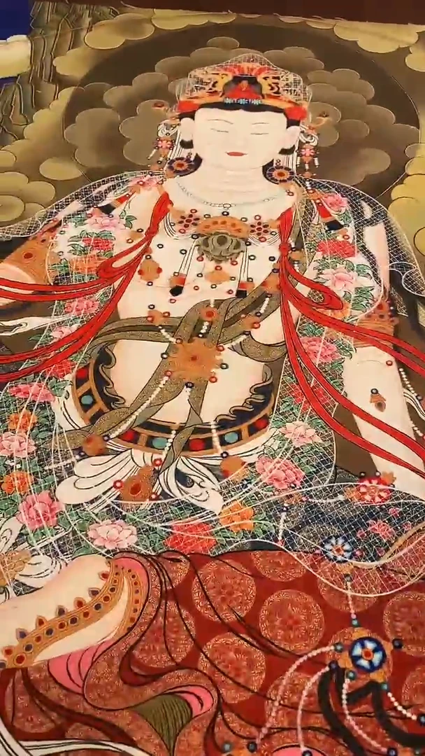 装裱画精美唐卡tk16108