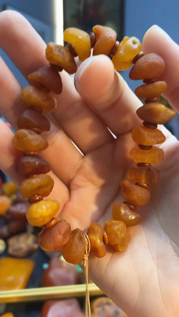 手链琥珀未镶嵌手串