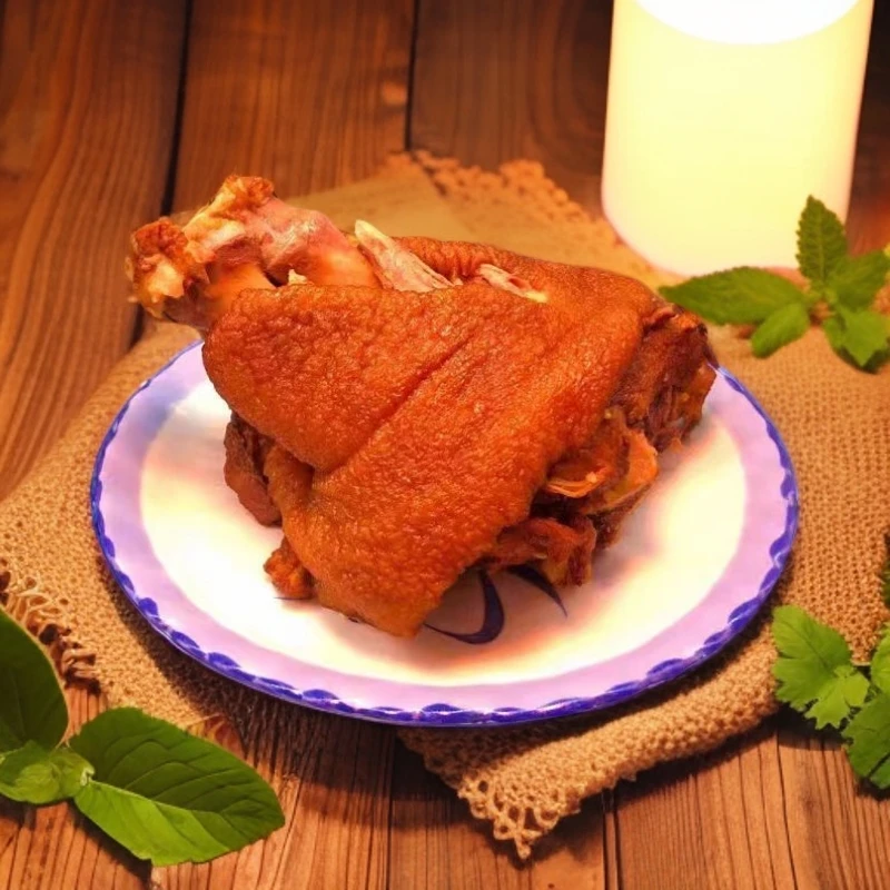 【北方大席虎皮肘子猪肘子】安徽、山东、河南卤味肘子现卤现发下酒菜