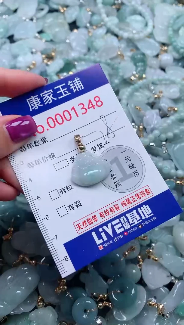 颈饰未镶嵌翡翠1348
