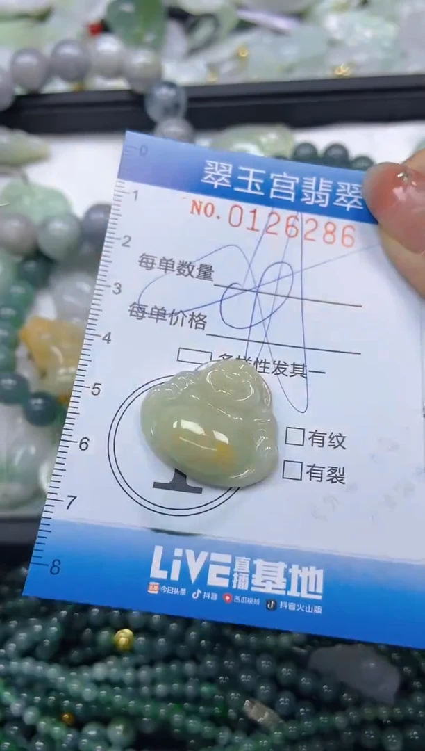 翡翠未镶嵌颈饰闪购0126286