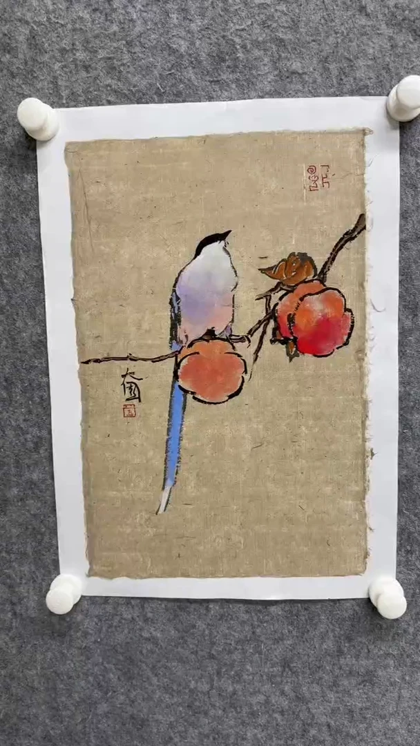国画写意画花鸟画手绘