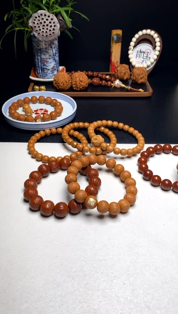 【闪购商品】猴头核桃手串雨墨臻至光珠