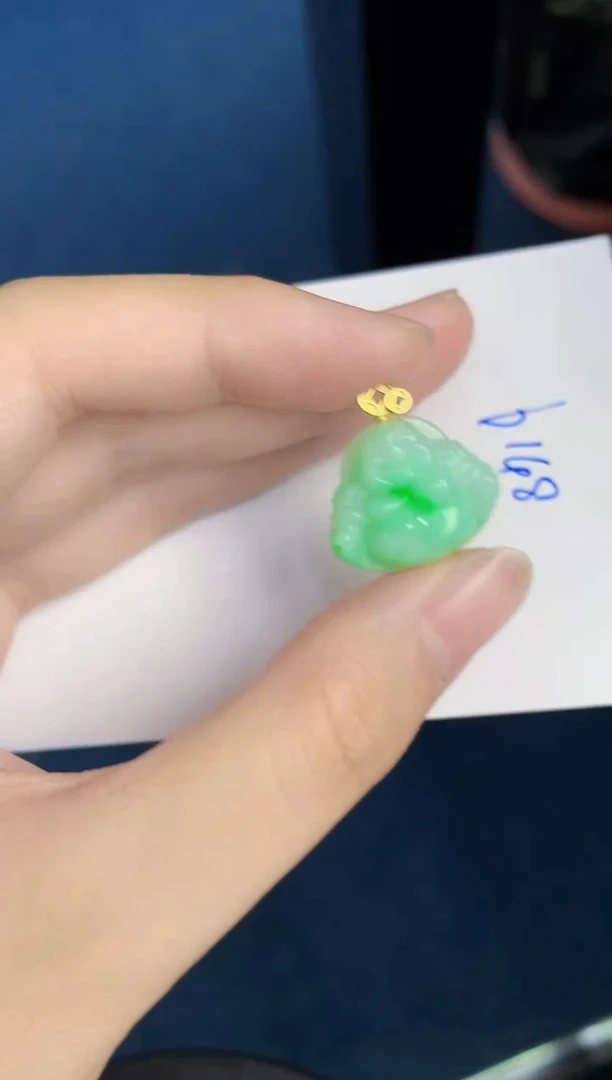 翡翠银S925镶嵌颈饰天然翡翠緬甸A貨