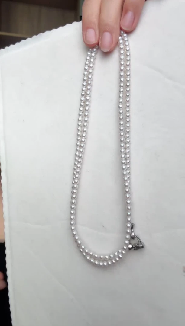 颈饰银S925镶嵌淡水珍珠2