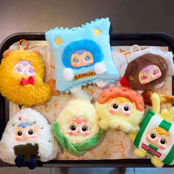 【拆盒】子涵家后两位相加三小毛(Samuel)炸虾虾盲盒潮玩可爱毛绒