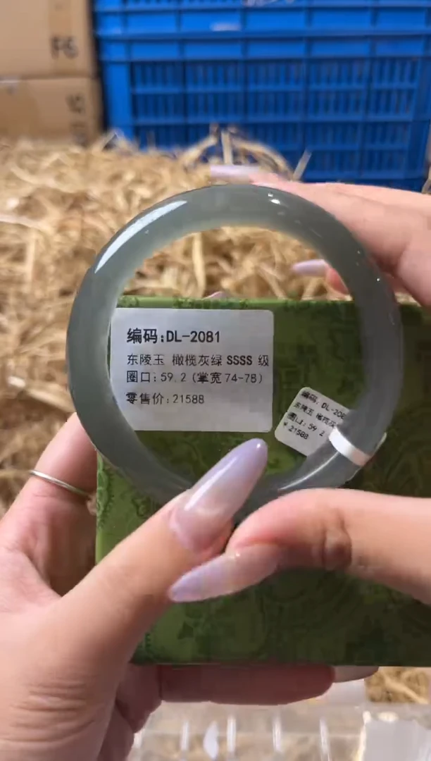 未镶嵌手镯石英质玉DL2081