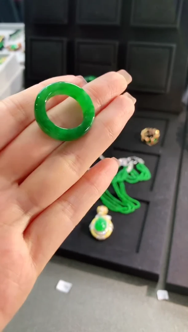 【闪购商品】翡翠戒指未镶嵌手饰 11圈