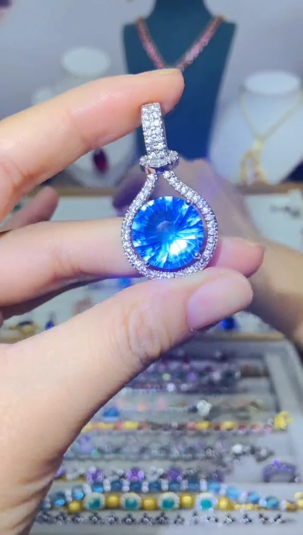 银S925镶嵌戒指烟晶1