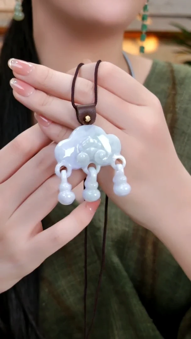 颈饰未镶嵌翡翠国风