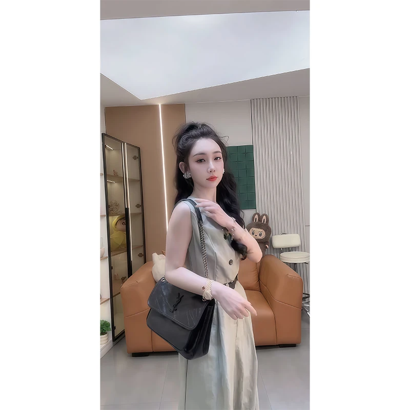 简约轻职风连体裤女2025夏季新款V领无袖高腰纯色休闲阔腿连体裤