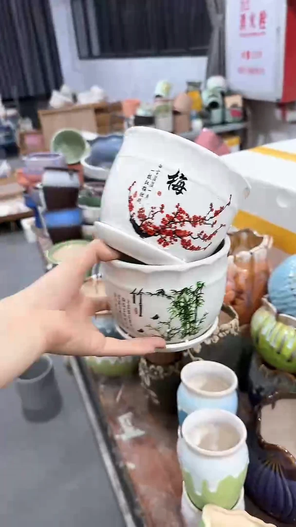 高温陶瓷花盆+E29