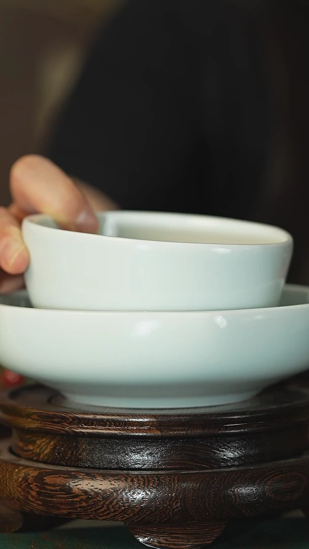 摆件耕道堂陶瓷餐具一盘一碗