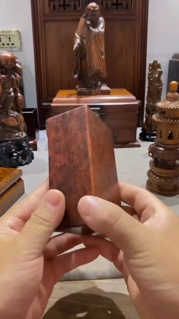 香榧木用****2黄花梨扣盒