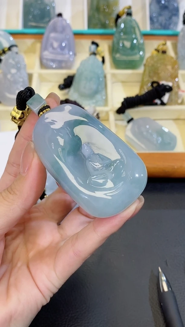 颈饰未镶嵌翡翠缅甸天然翡翠